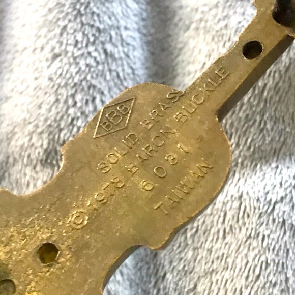 Vintage Brass Belt Buckle - Picture 4 of 4